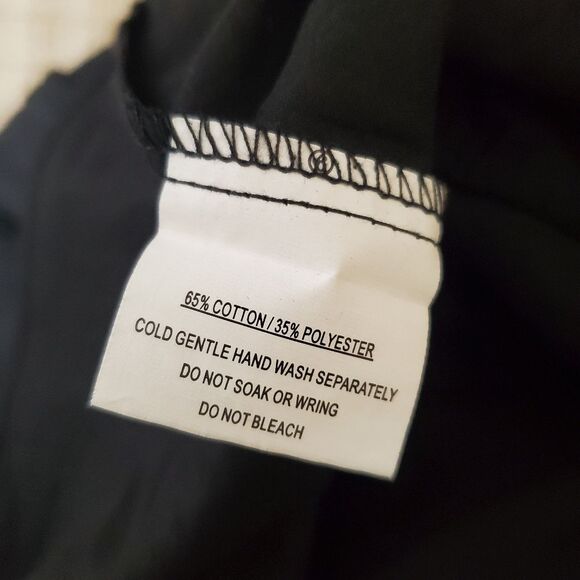 🌹 ONE AND ONLY 🌹 Tiered Front Tie Mini Dress - [Medium, Black] - Picture 13 of 13